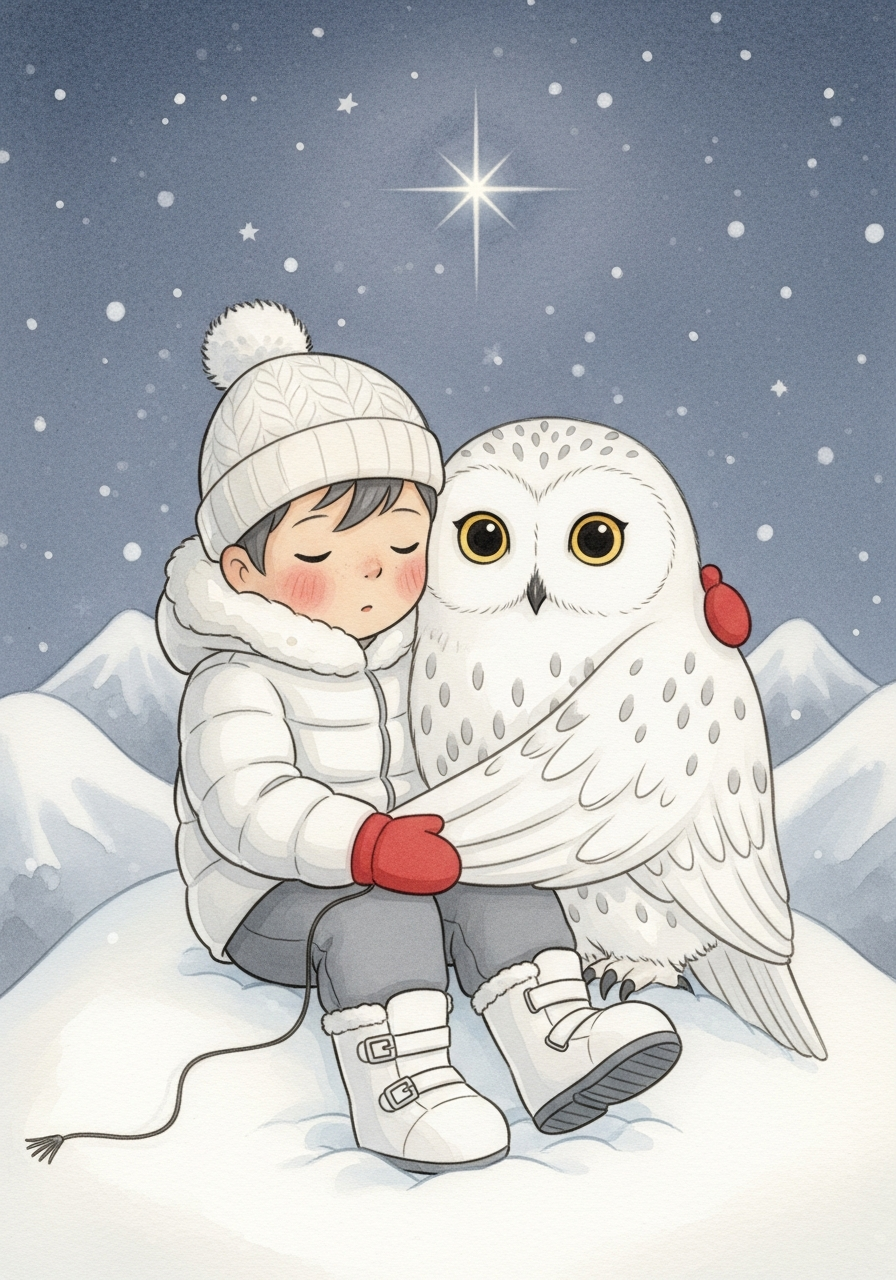 Teo and Willow under the stars